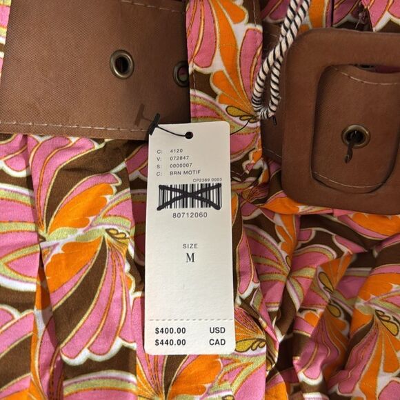 DEVOTION TWINS KOTRONAS MIDI SKIRT IN PINK COMBO MEDIUM & LARGE NWT - Picture 8 of 8